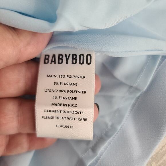 Babyboo Calarabella midi dress baby blue Size XS formal chic timeless proper - Picture 10 of 12